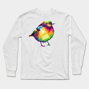 Bird of WPAP pop art Long Sleeve T-Shirt